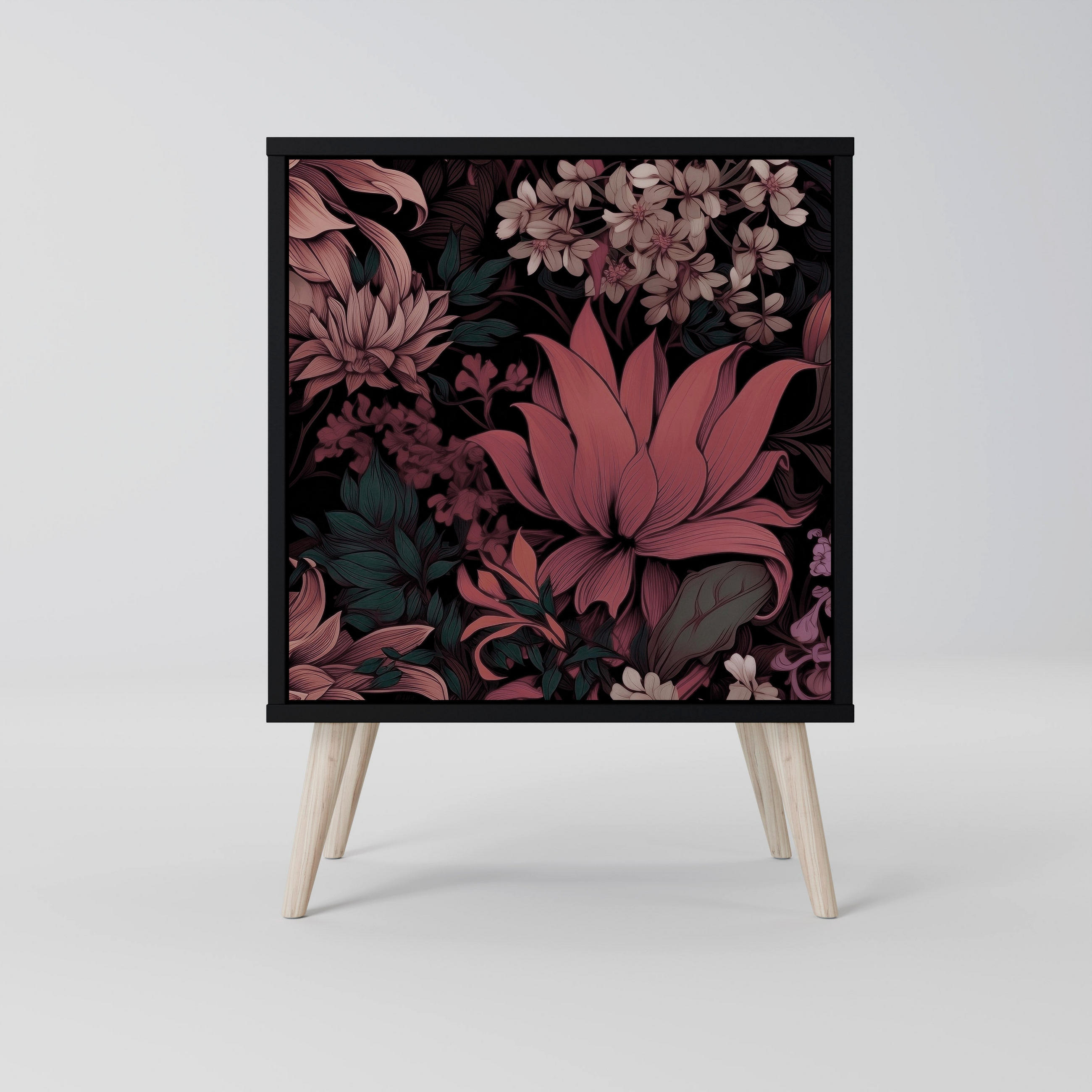 SpaceRebels Sideboard Schwarz 57.5x77.5x42 cm