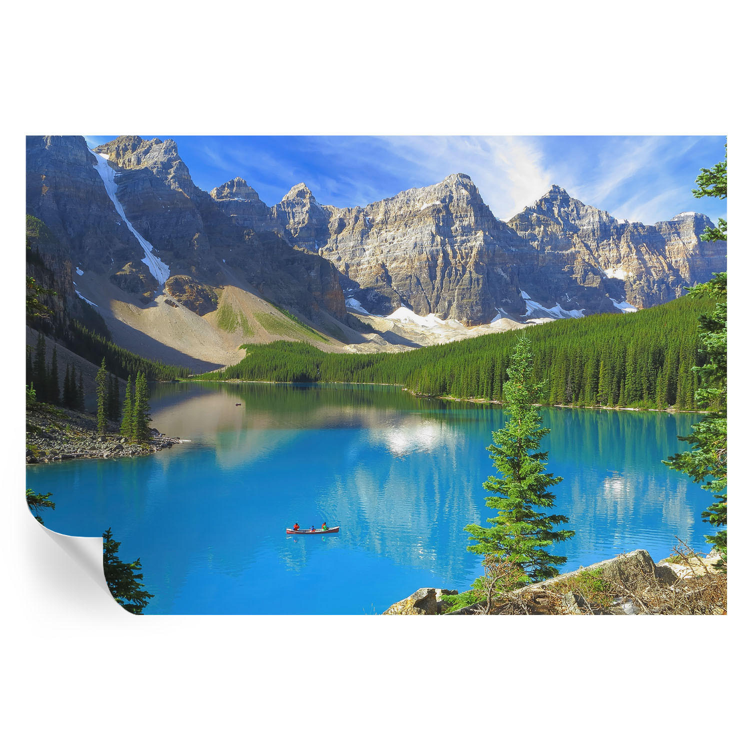 Wallfluent Fototapete Blau 152x104 cm
