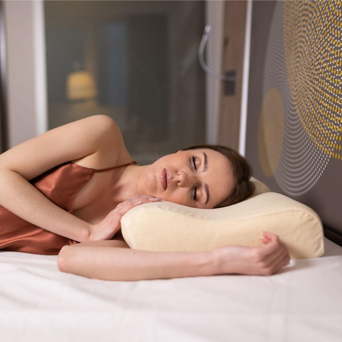 NACKENSTÜTZKISSEN, ERGONOMISCHES DUO 60/35 CM - Ecru, Textil (35/60cm) - INPHYSIO