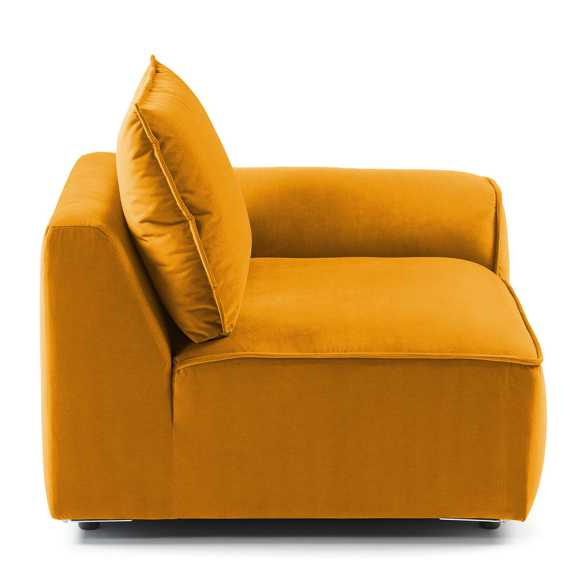 MODULSESSEL - Orange, Holz/Textil (104/82/99cm) - home24