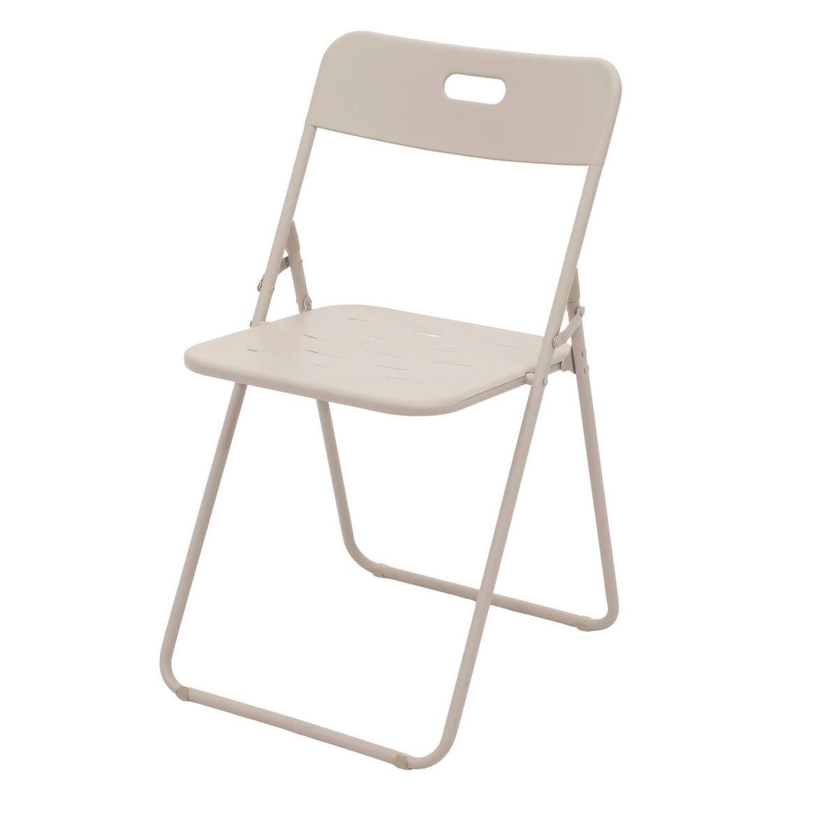BISTRO-SET 60/60/73 cm beige aus Stahl klappbar - Beige, Metall - OKWISH