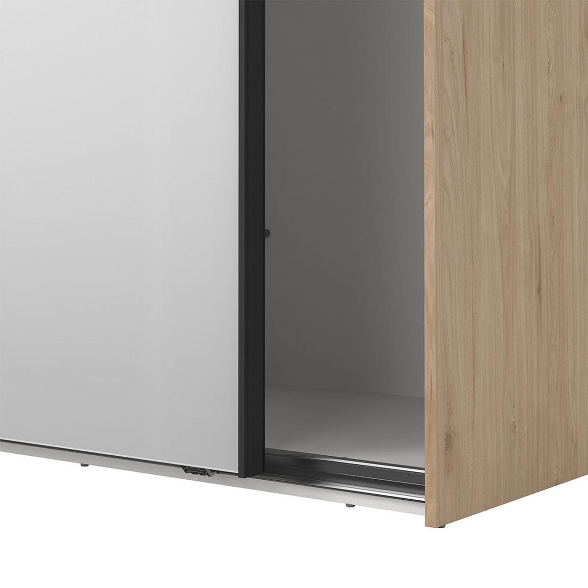 SCHIEBETÜRENSCHRANK, Como, Eiche, Holzwerkstoff, 244 x 67 x 221 cm - Eichefarben, Holzwerkstoff (244/221/67cm) - ebuy24