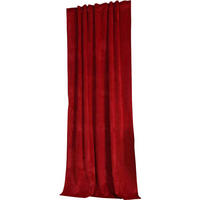 VORHANG MILANO HxB 235x135 cm Grün - Hellrot, Textil (135/235cm) - Gardinenbox