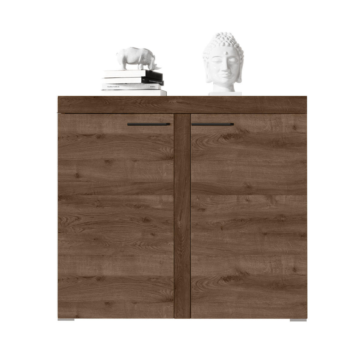 SIDEBOARD Spacoro 2D Lefkas 97,2/82/40,3 cm – Schmale Kommode Eleganz für Ihr Zuhause - Braun, Holzwerkstoff/Kunststoff (97/82/40cm) - AX Living