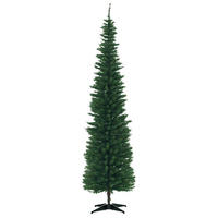 WEIHNACHTSBAUM DE-41611 2,1 m, inkl. Ständer und Weihnachtsstern Grün - Grün, Kunststoff (210cm) - ComfortXL