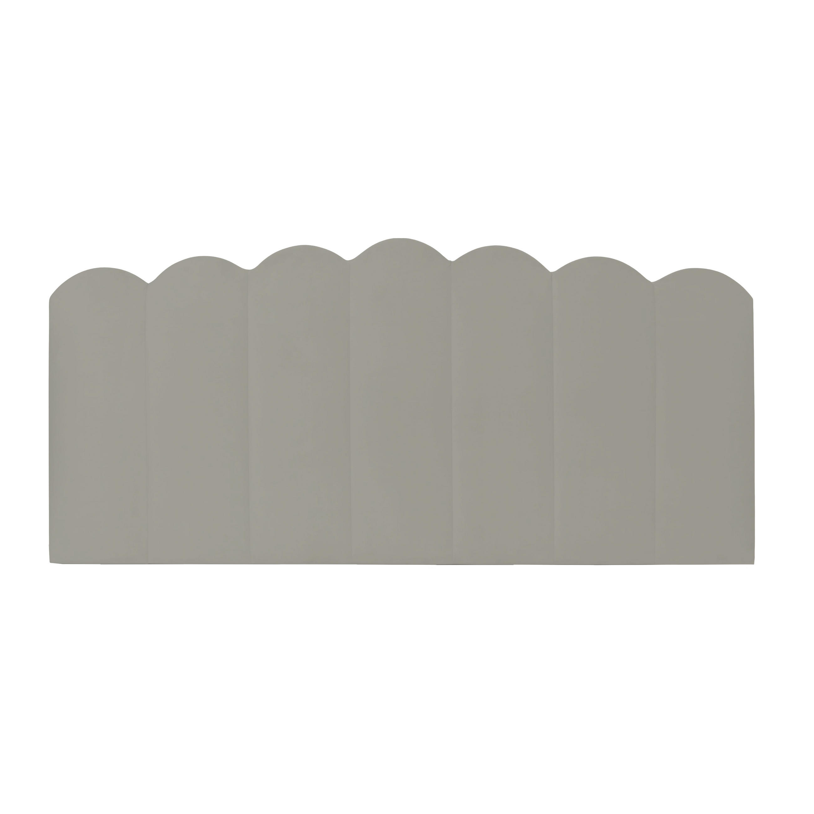 RNT By Really Nice Things Kopfteil Grau 160x74x3 cm