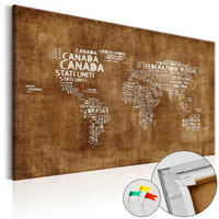 PINNWANDBILDER Braun 60/40 cm - Beige/Braun, Naturmaterialien/Textil (60/40cm) - KUNSTLOFT