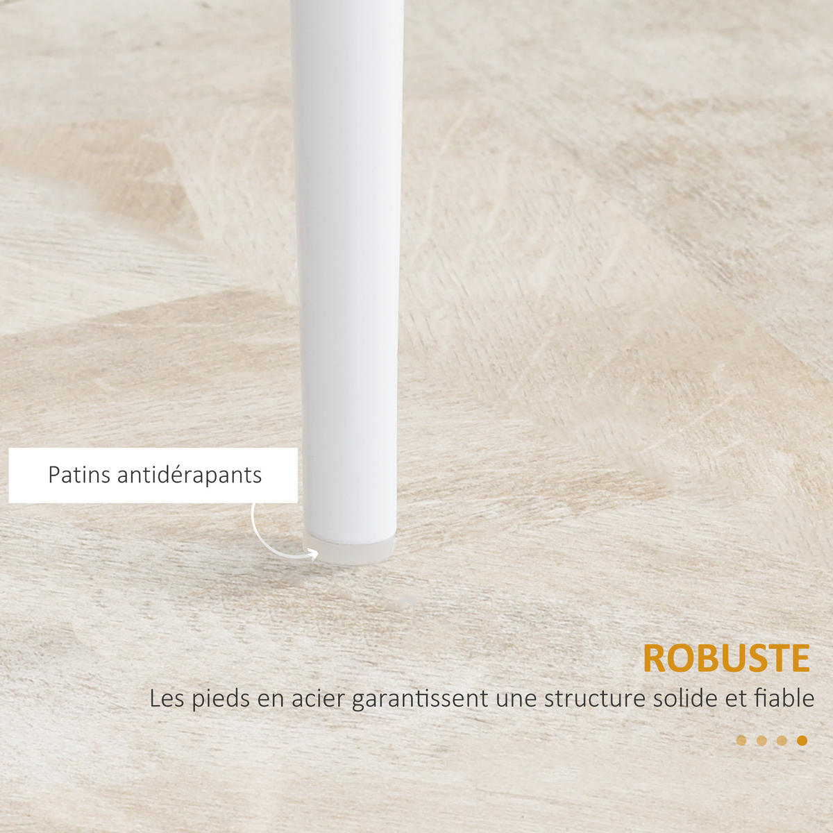 ESSZIMMERSTÜHLE 4er-Set DE-13244 hohe Rückenlehne mit Diamantsteppung Weiß - Weiß, Metall (50/97/41cm) - ComfortXL