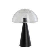 TISCHLAMPE Mueda Schwarz Ø30/43 cm - Schwarz, Metall (30/30/43cm) - Light & Living