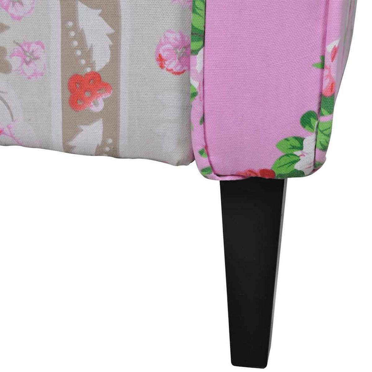 SESSEL mit Patchwork-Design, 68/73/101 cm, aus Stoff - Multicolor, Textil (73/101/68cm) - vidaXL