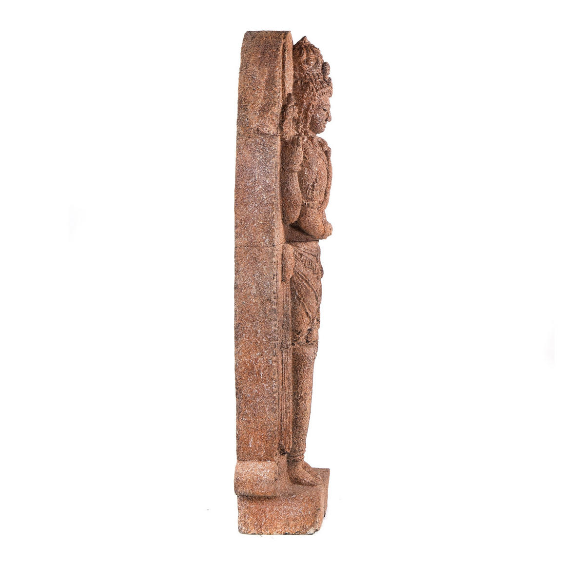 SKULPTUR SIWA Beton, outdoor geeignet naturfarben - Grau, Kunststoff (70/140/20cm) - CREEDWOOD