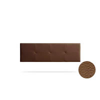 Kopfteil gepolstert ALTEA Kunstleder 170x50x5 cm - Braun - Moonia - Braun, Holz (170/5/50cm)