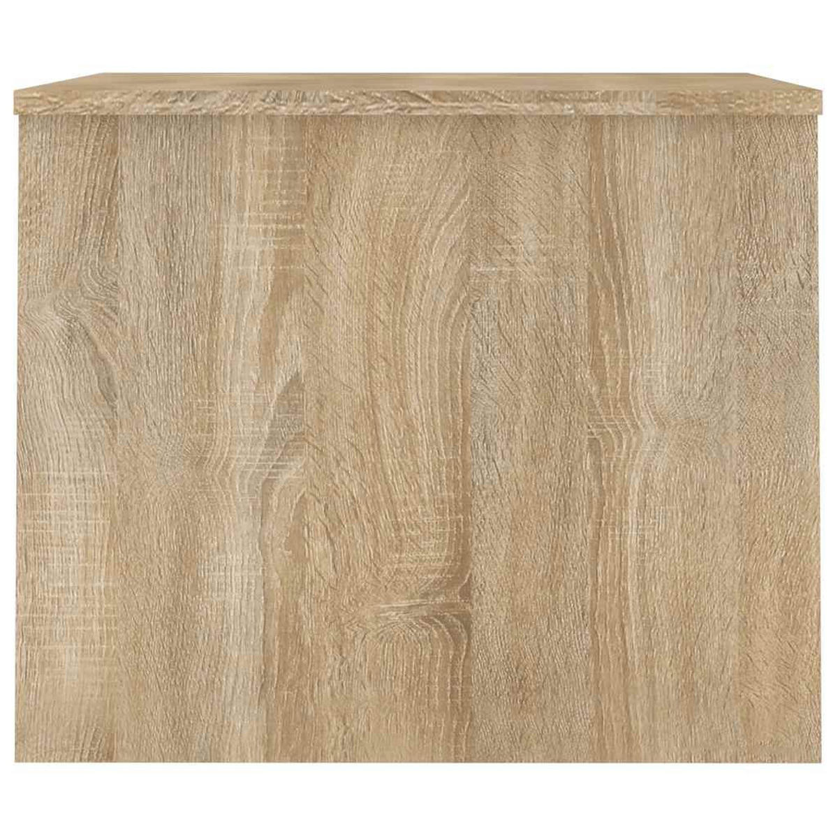 COUCHTISCH 80/50,5/41,5 cm aus Holzwerkstoff Sonoma-Eiche mit Höhenverstellbarer Tischplatte - Sonoma Eiche, Holz (50.5/80/41.5cm) - vidaXL
