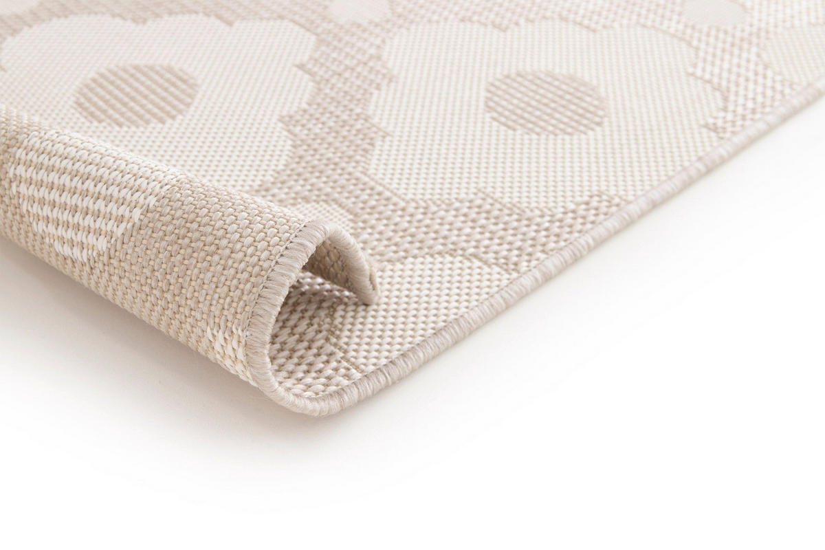 DESIGN Teppich für Innen und Außen beige - Beige, Textil (160/230cm) - AFK Living