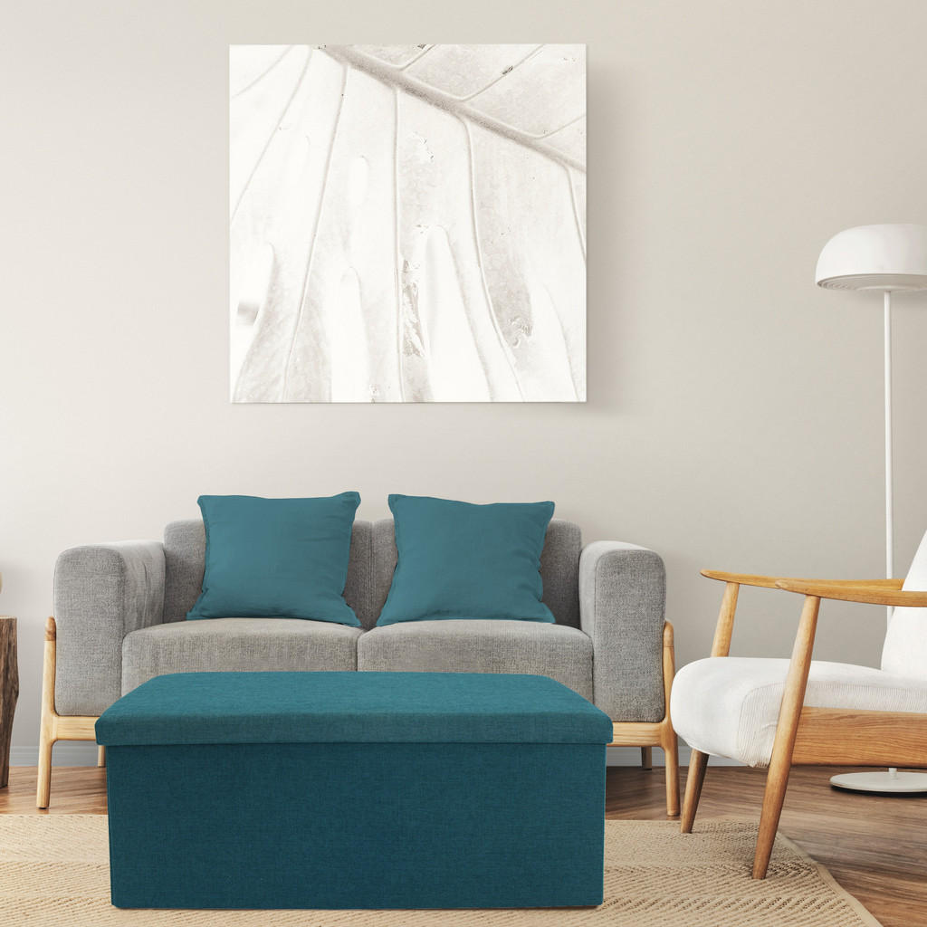 Thumbnail - Mobili Rebecca Fusshocker, Türkis, Textil, 38x38x110 cm, Wohnzimmer, Hocker, Sitzhocker