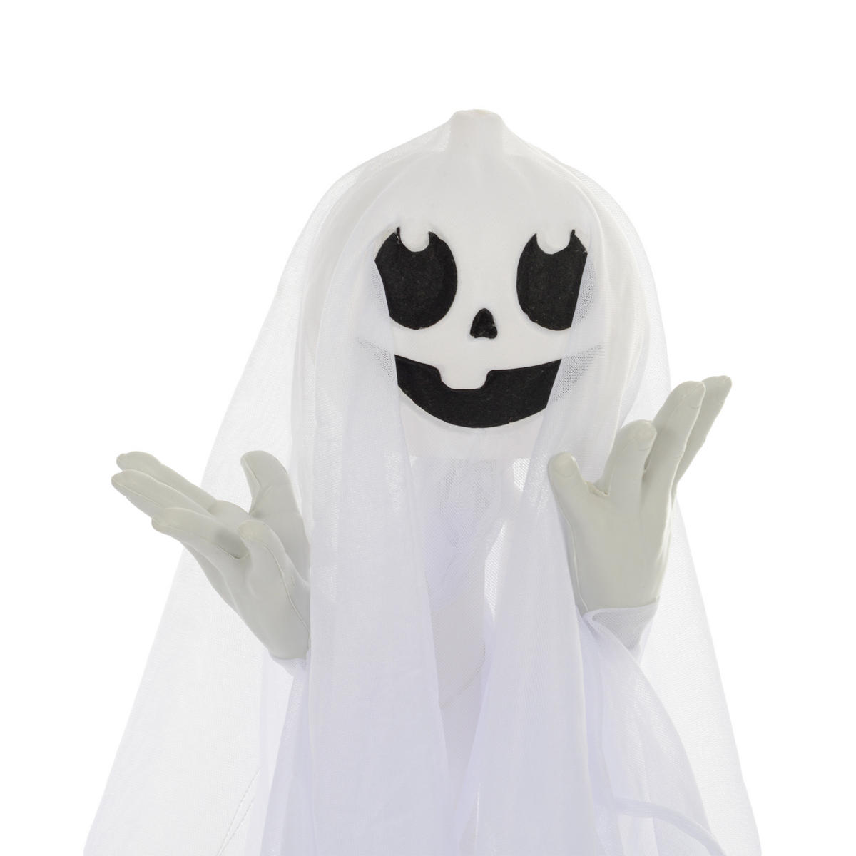 HALLOWEEN-DEKORATION Weiß 54.0/10.0/60.0cm - Weiß, Metall (10/60/54cm)