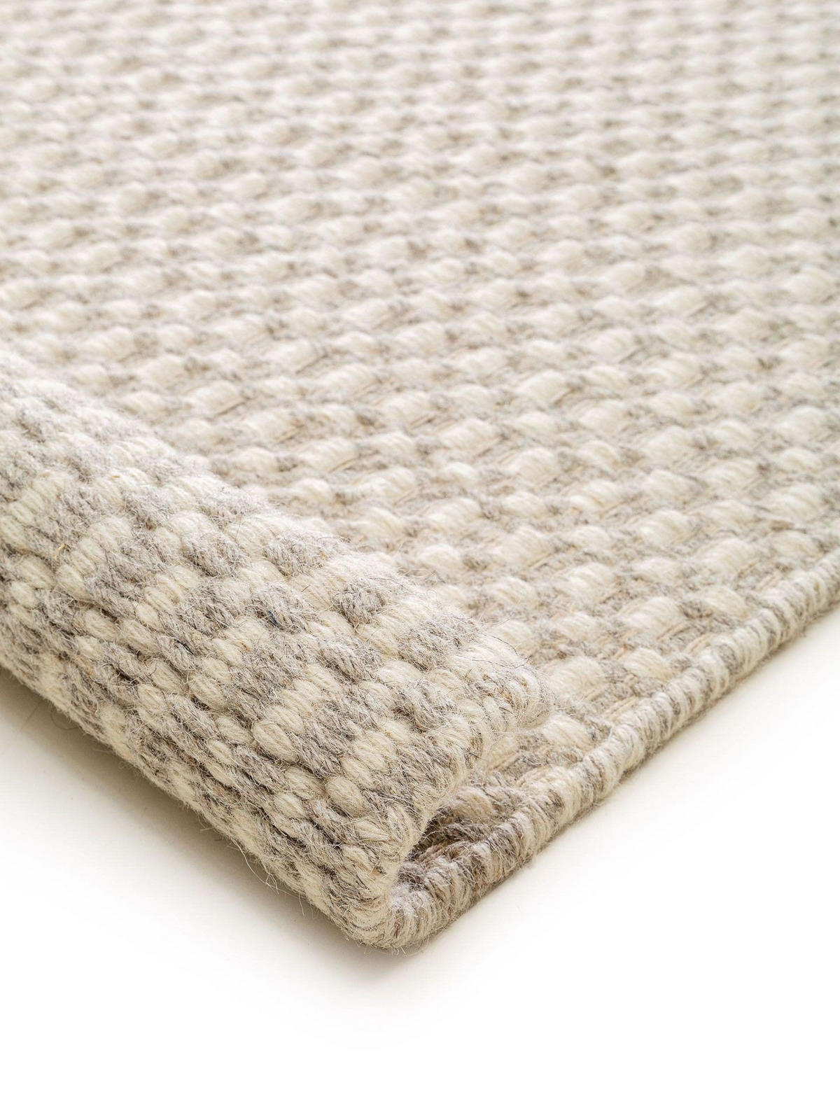 TEPPICH Wollteppich Hector Beige - Beige, Textil (300/1cm) - KUNSTLOFT