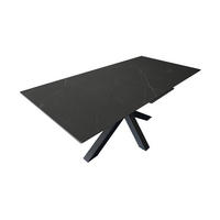 ESSTISCH MILLIE - Schwarz, Keramik (90/180/76cm) - SAM