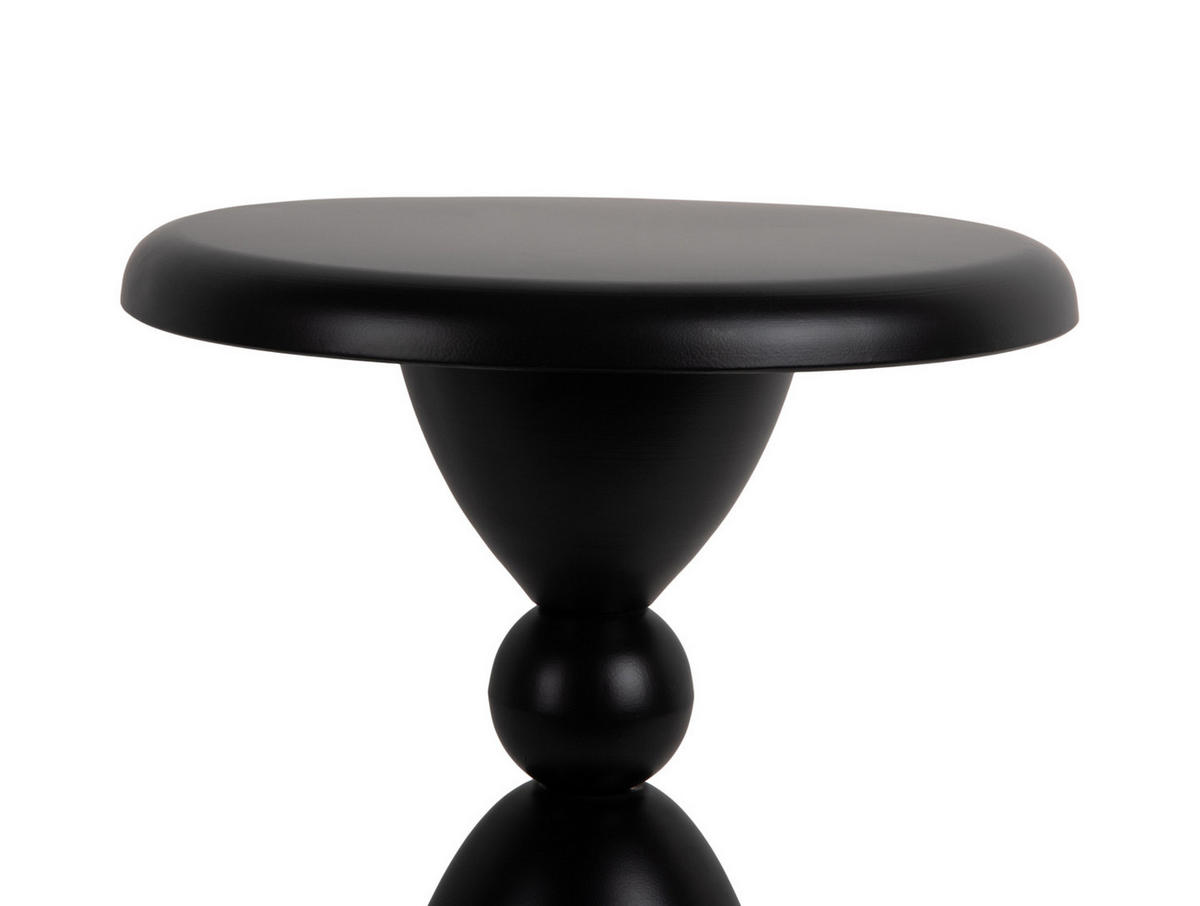 BEISTELLTISCH Folly Outdoor 34/34/46 cm - Schwarz, Metall (34/34/46cm) - Leitmotiv
