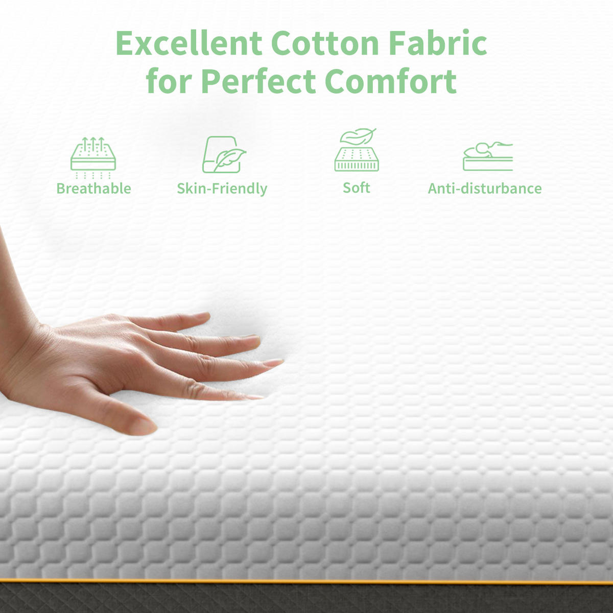 MATRATZE 160x200 cm Gel-Schaum Dunkelgrau - Grau, Textil (160/200cm) - Rattrix