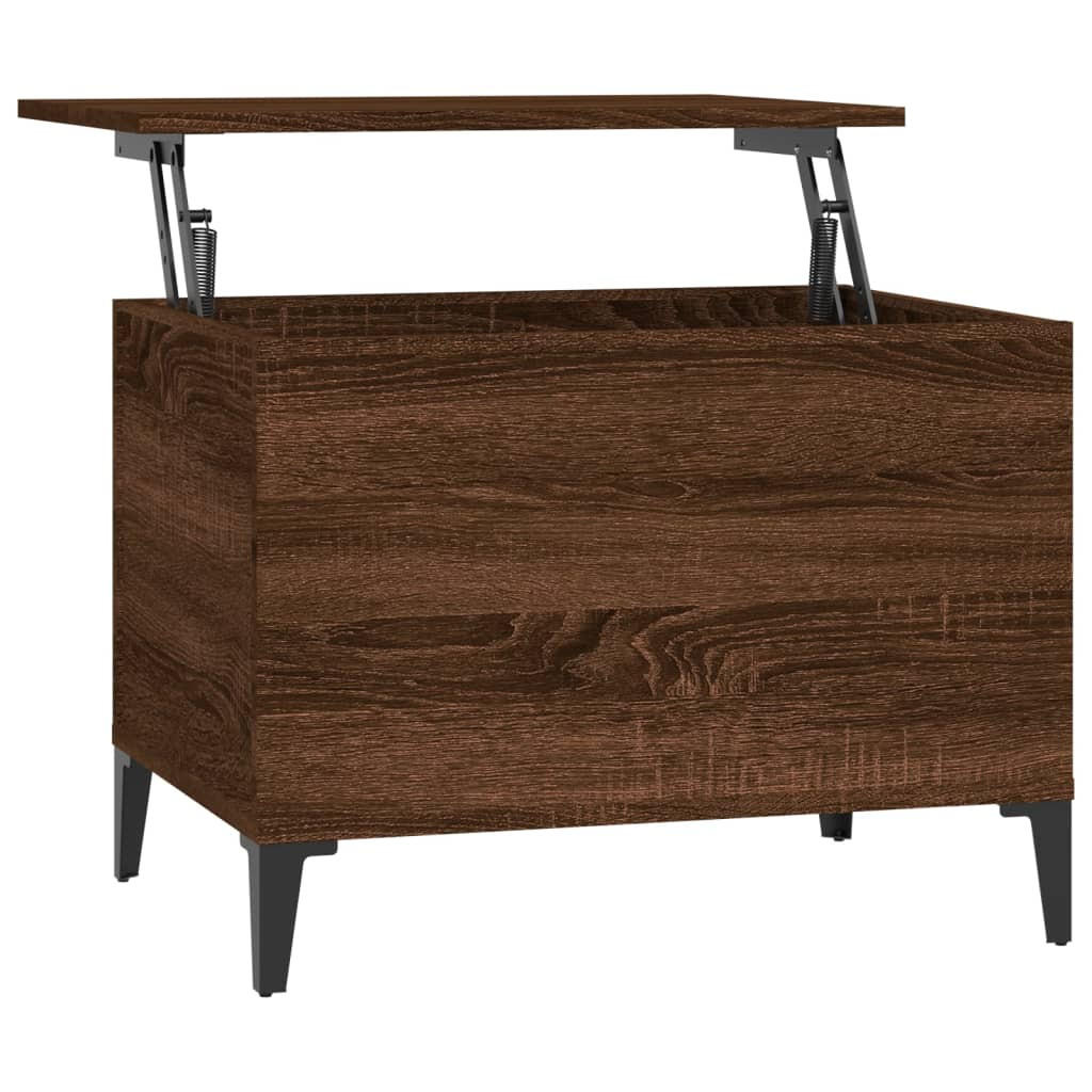 COUCHTISCH Braun Eichen-Optik 60x44,5x45 cm Holzwerkstoff - Braun, Holzwerkstoff (44.5/60/45cm) - furnicato