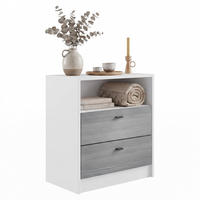 KOMMODE Pino Fronten in Avola-Anthrazit - Anthrazit, Holzwerkstoff (56/67.5/36cm) - Vladon