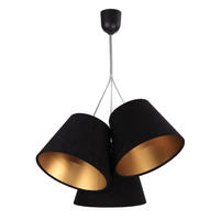HÄNGELEUCHTE Gold 26/19 cm - Goldfarben, Kunststoff (26/0.8/19cm) - ONZENO