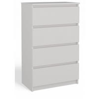 KOMMODE Weiß 70/97/40 - Weiß, Holzwerkstoff (70/97/40cm) - RAUMHIRSCH FURNITURE