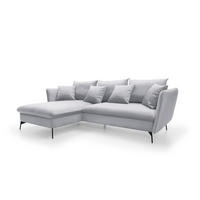 ECKSOFA VITON Grau 258x167x91 cm - Grau, Textil (258/167cm) - FURNLUX