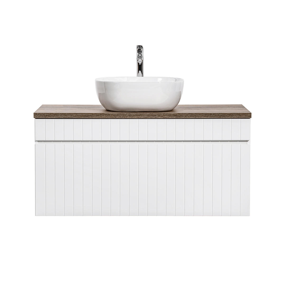 UMYVADLO 100cm Zelie Bílá - bílá, kompozitní dřevo (100/48/46cm) - Petits-meubles