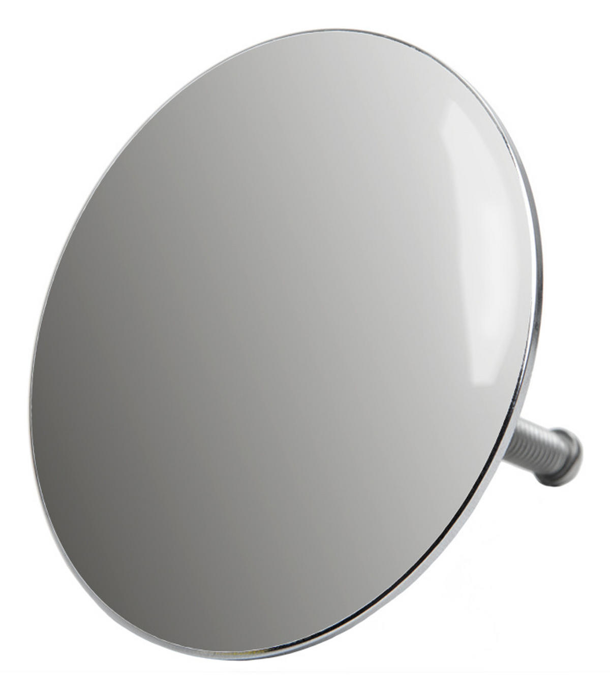 BADEWANNENSTÖPSEL Classic - Grau, Metall (8/10/10cm) - Sanilo