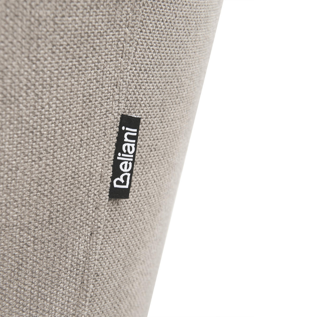 SESSEL Taupe Orsta - Taupe/Goldfarben, Textil (112/73/85cm) - Beliani