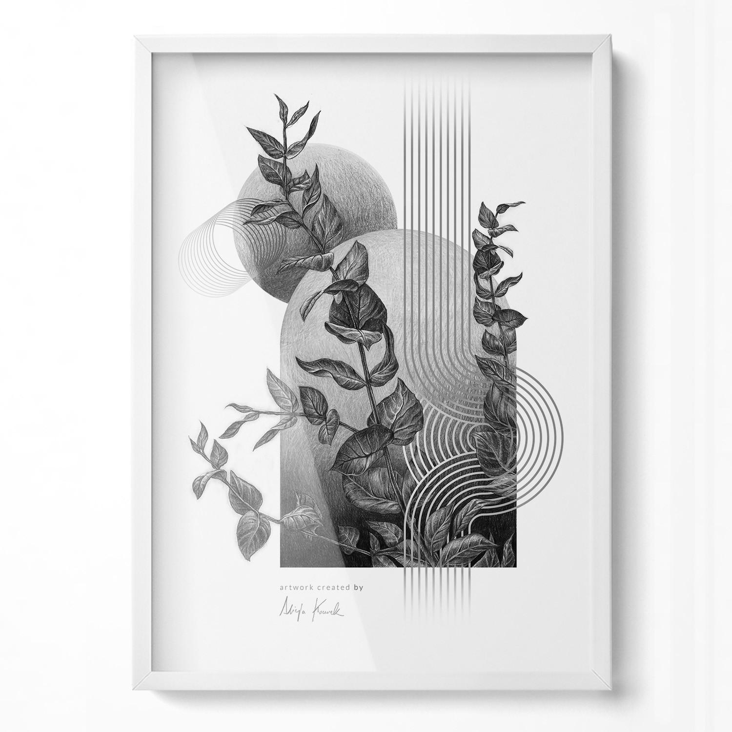 BILDERRAHMEN - Weiß, Kunststoff (50/70/1.5cm) - Wallfluent