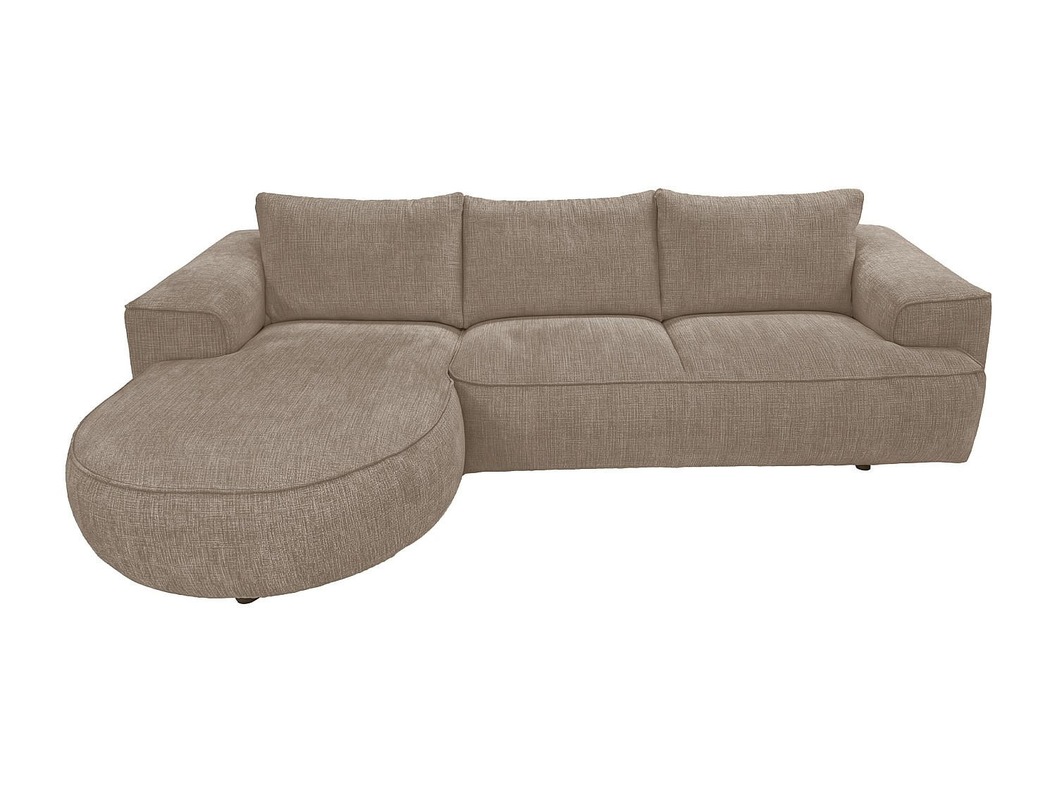Vente-Unique Sofa Taupe 273x85.5x164 cm
