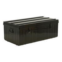 TRANSPORTKISTE aus Stahl Geldo 37 x 90 x 50 cm 166,5 Liter Anthrazit - Anthrazit, Metall (90/37/50cm) - PROREGAL