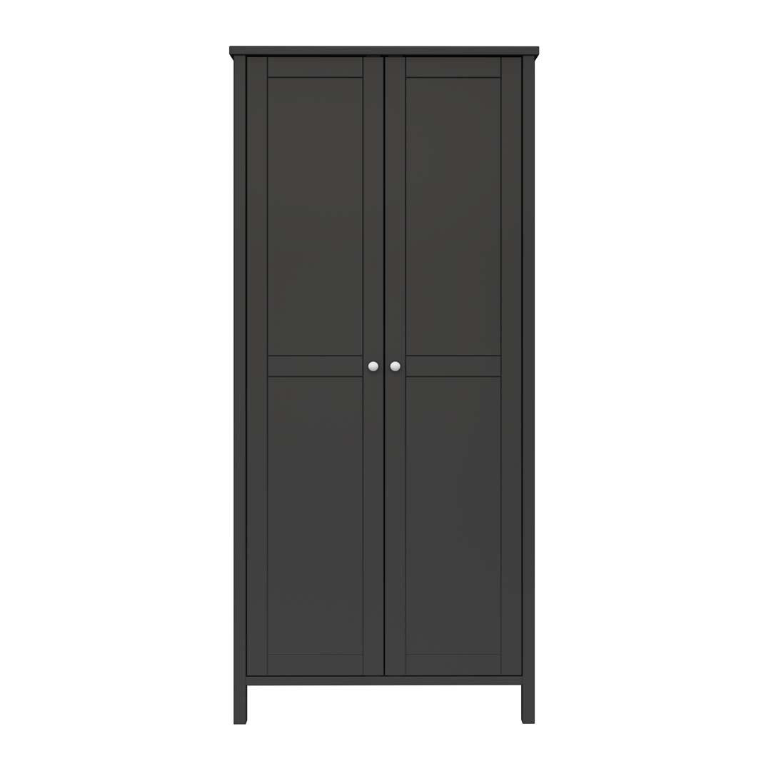 KLEIDERSCHRANK anthrazit - Anthrazit, Holzwerkstoff (89/195/50cm) - ebuy24