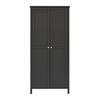 KLEIDERSCHRANK anthrazit - Anthrazit, Holzwerkstoff (89/195/50cm) - ebuy24