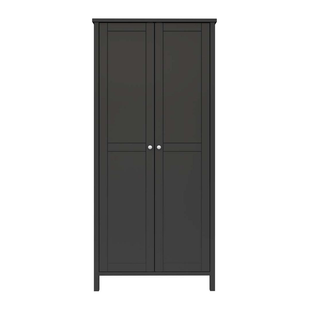 KLEIDERSCHRANK anthrazit - Anthrazit, Holzwerkstoff (89/195/50cm) - ebuy24