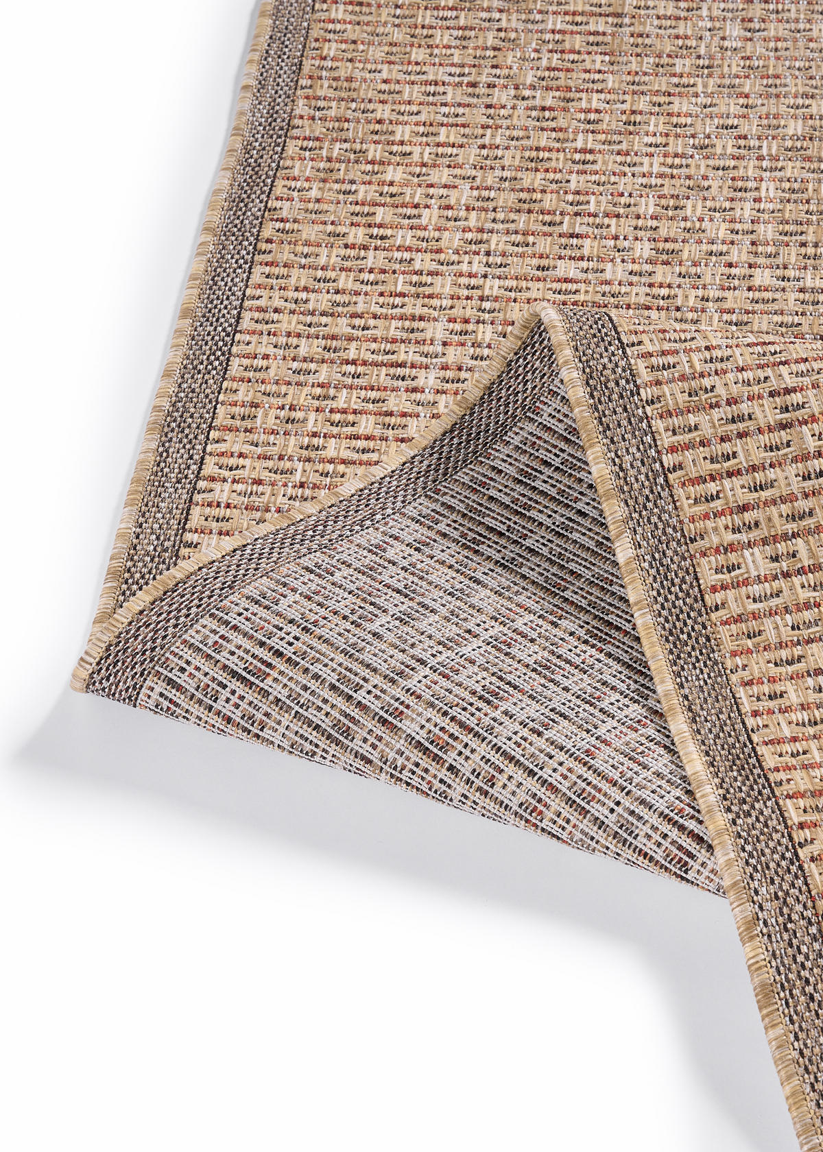 TEPPICH YUCANA Beige Outdoor Flachgewebe 160/230 cm - Beige, Textil (160/230cm) - Tapiso