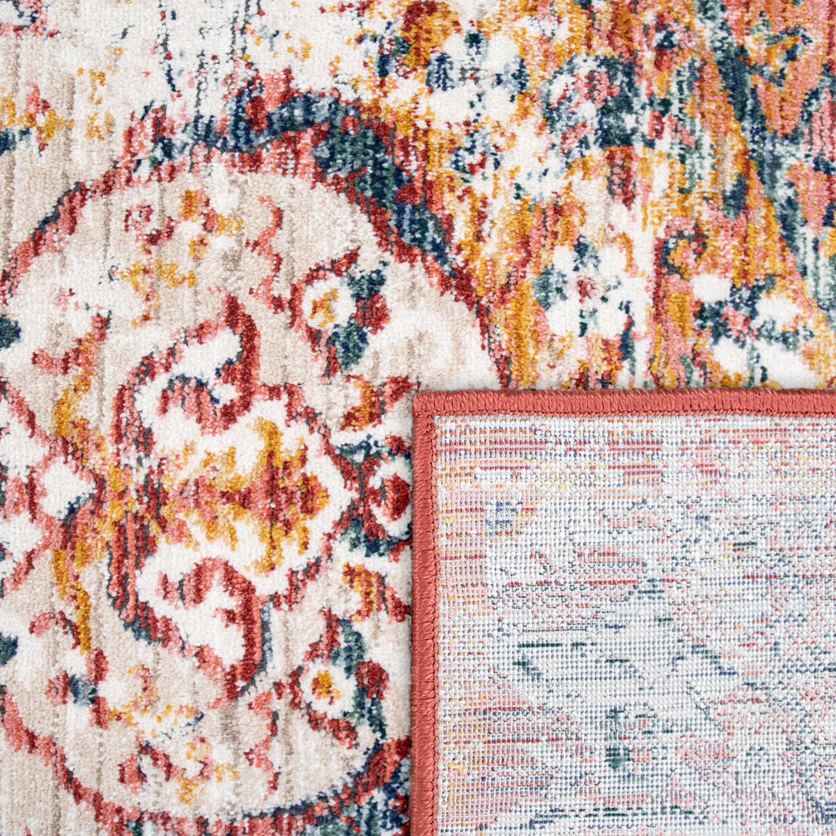 KURZFLORTEPPICH 120/170 cm Herbete 733 - Rot, Textil (120/170cm) - Paco Home