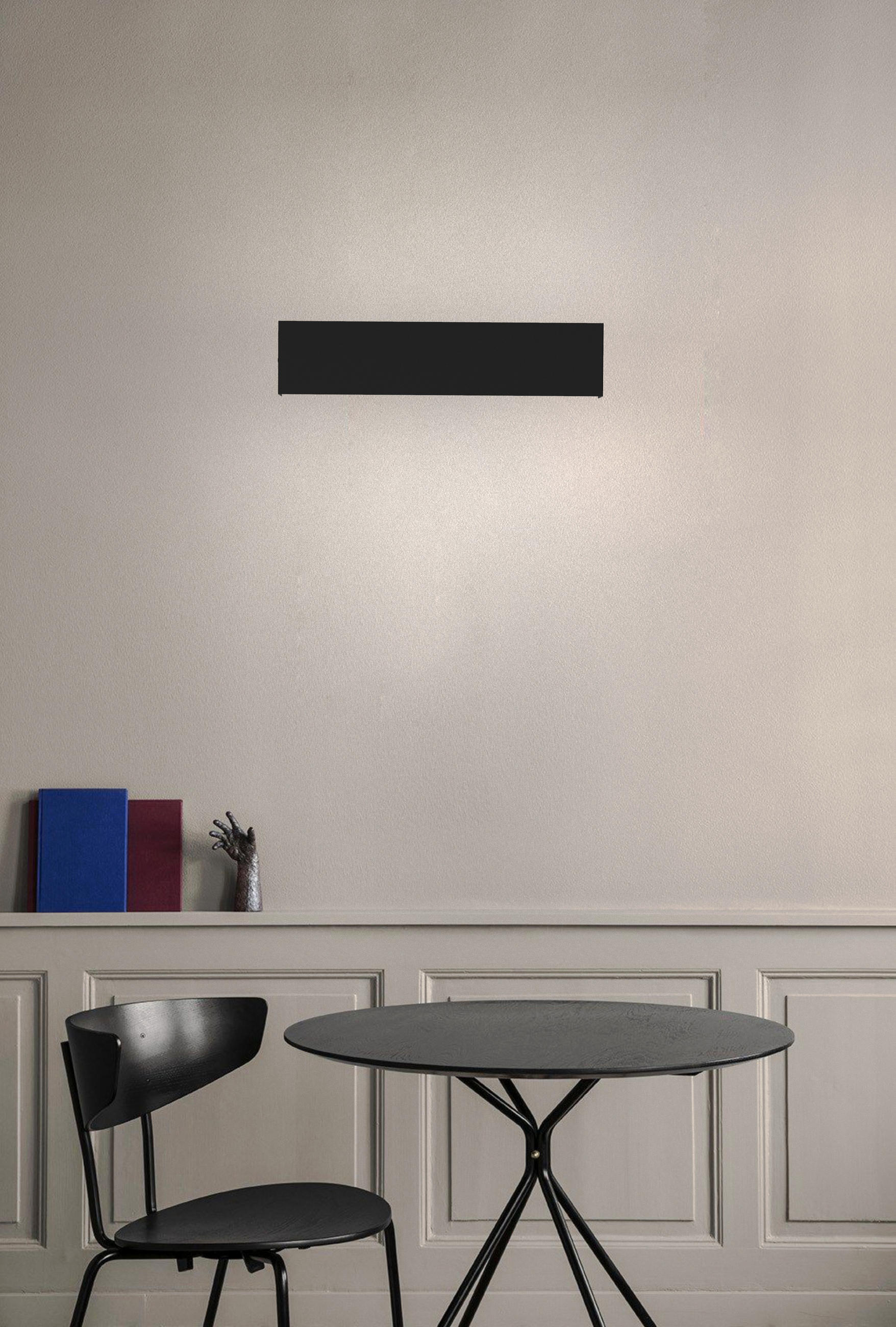 WANDLEUCHTE - Schwarz, Metall (45/10/10cm) - Lumicom