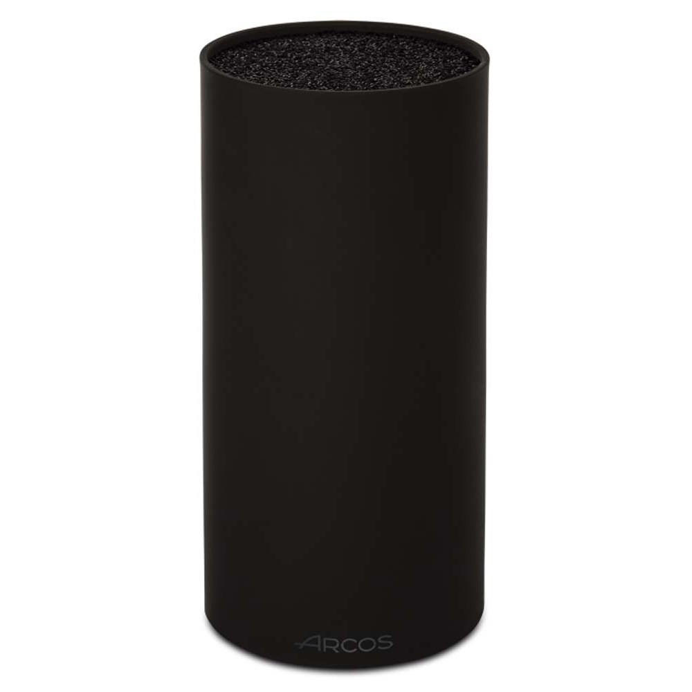 Arcos Messerblock Schwarz 11x22.5x22.5 cm