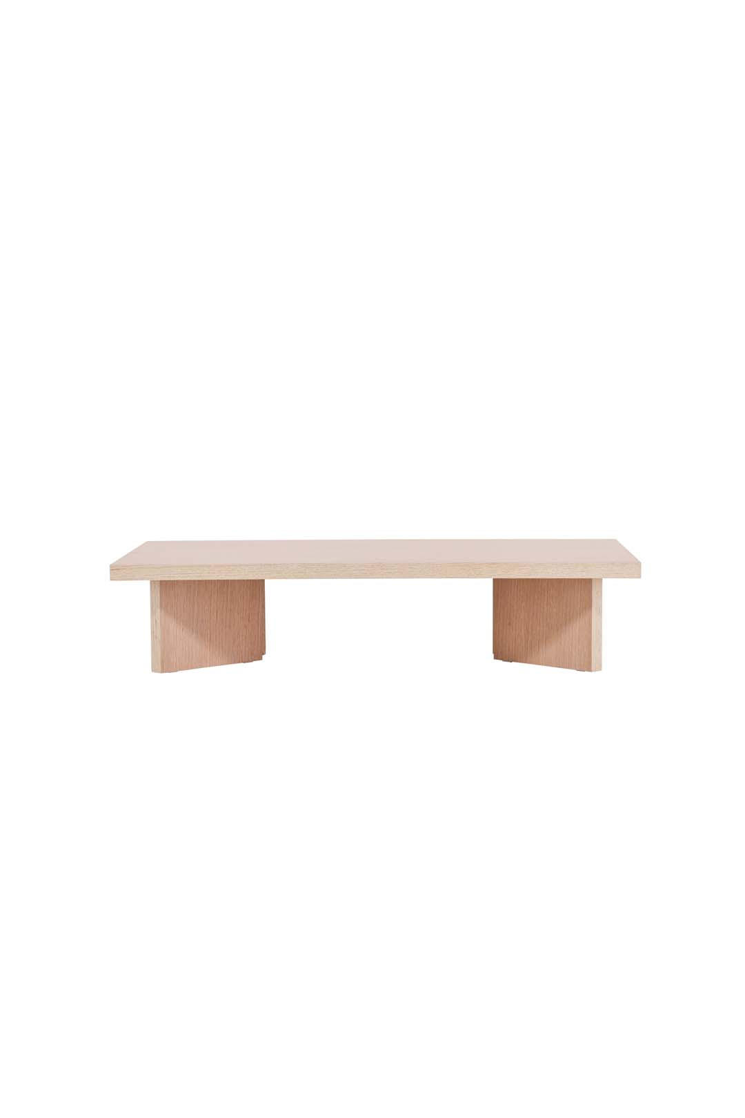 COUCHTISCH Whitewash - Weiß, Holzwerkstoff (140/80/30cm) - ebuy24