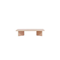 COUCHTISCH Whitewash - Weiß, Holzwerkstoff (140/80/30cm) - ebuy24