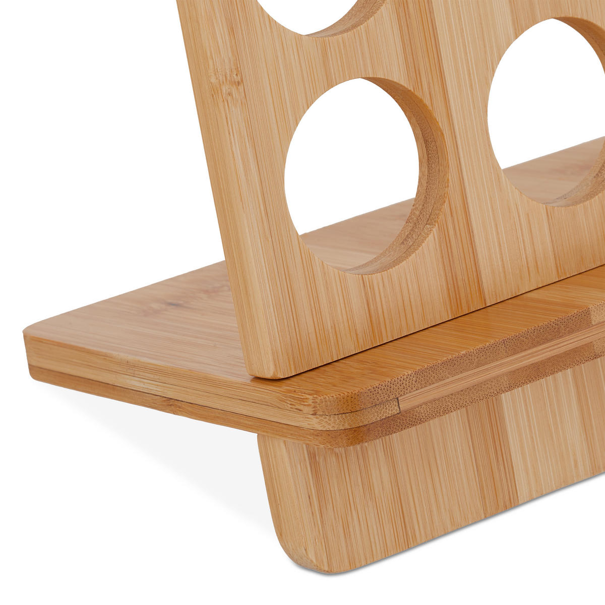 KAPSELHALTER - Hellbraun, Holz (27/30/13cm) - Relaxdays