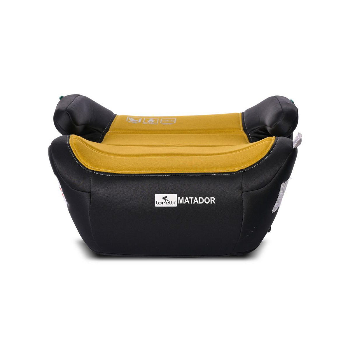 SITZERHÖHUNG i-Size Matador gelb (125-150cm) Kindersitz, Isofix, Armlehne - Gelb, Kunststoff (42/21/38cm) - Lorelli