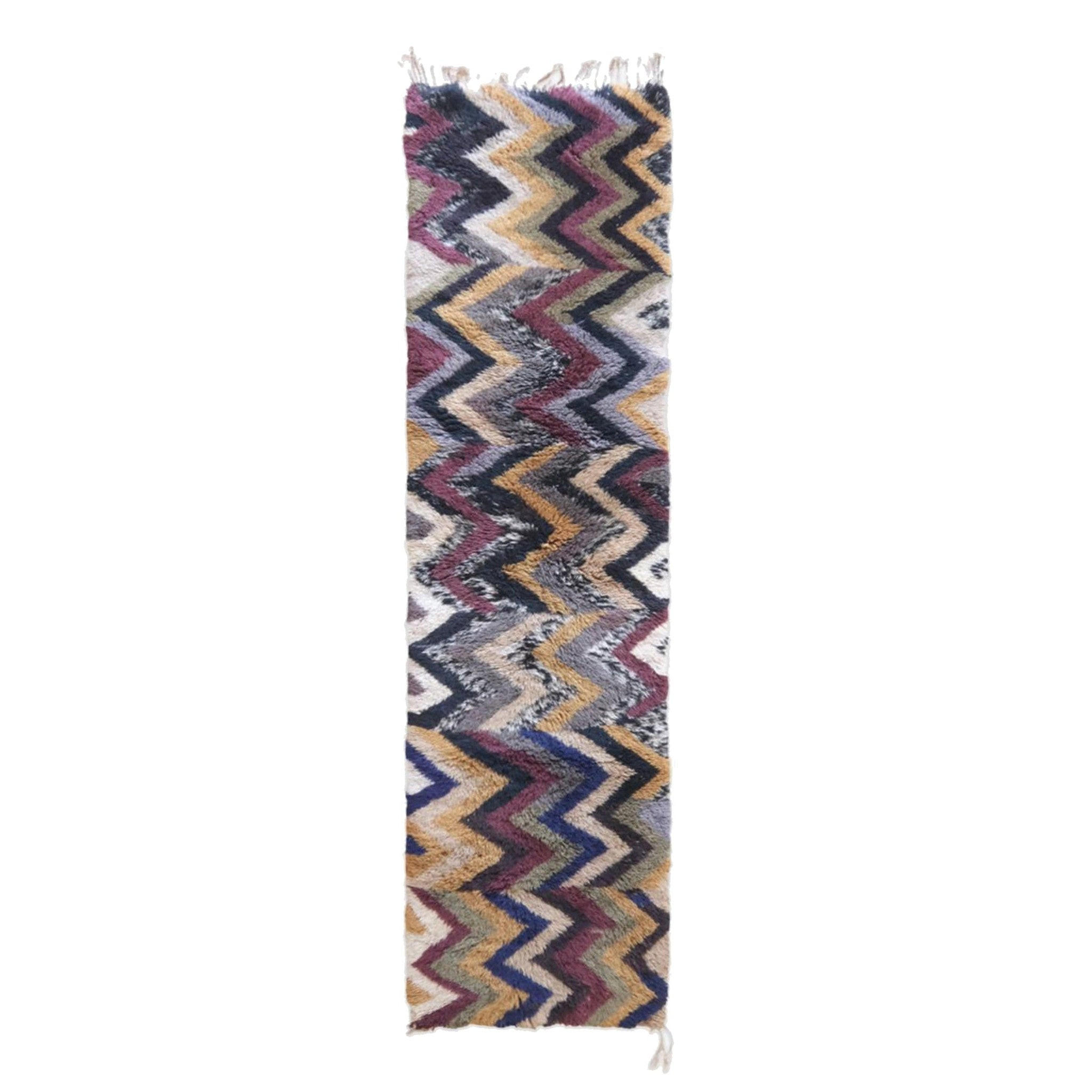 AFK Living Berberteppich Mehrfarbig 81x312 cm