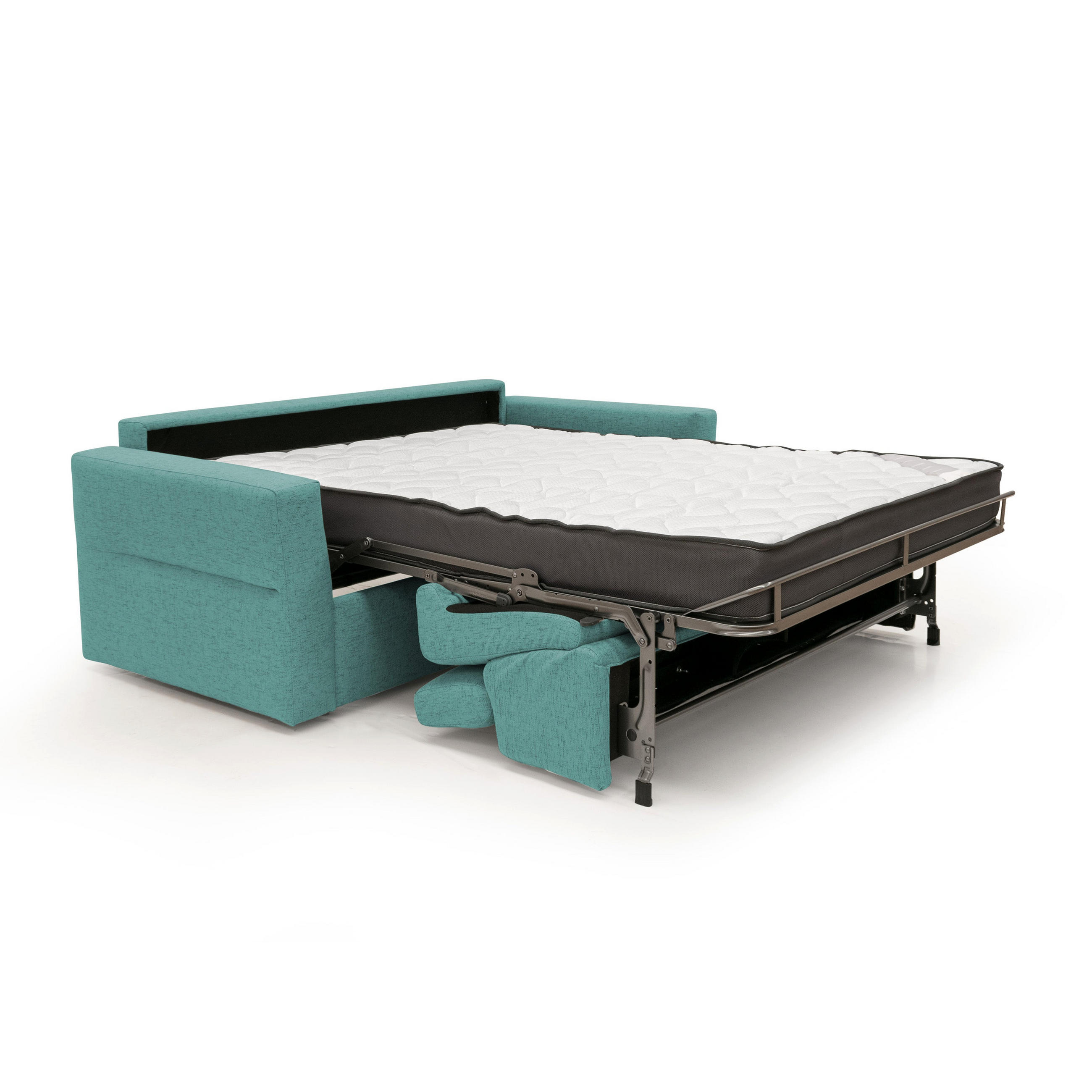 SCHLAFSOFA Avalon - Grün, Textil (180/100/95cm) - Divani.store