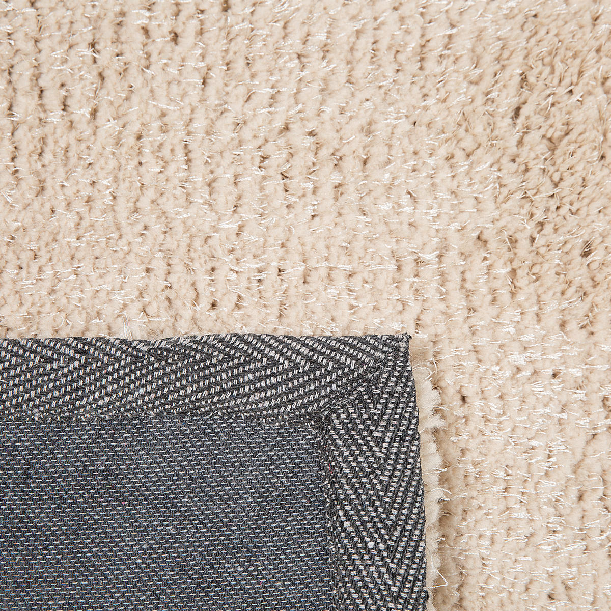 SHAGGY-TEPPICH Demre 150/80 cm - Beige, Kunststoff (80/150cm) - Beliani