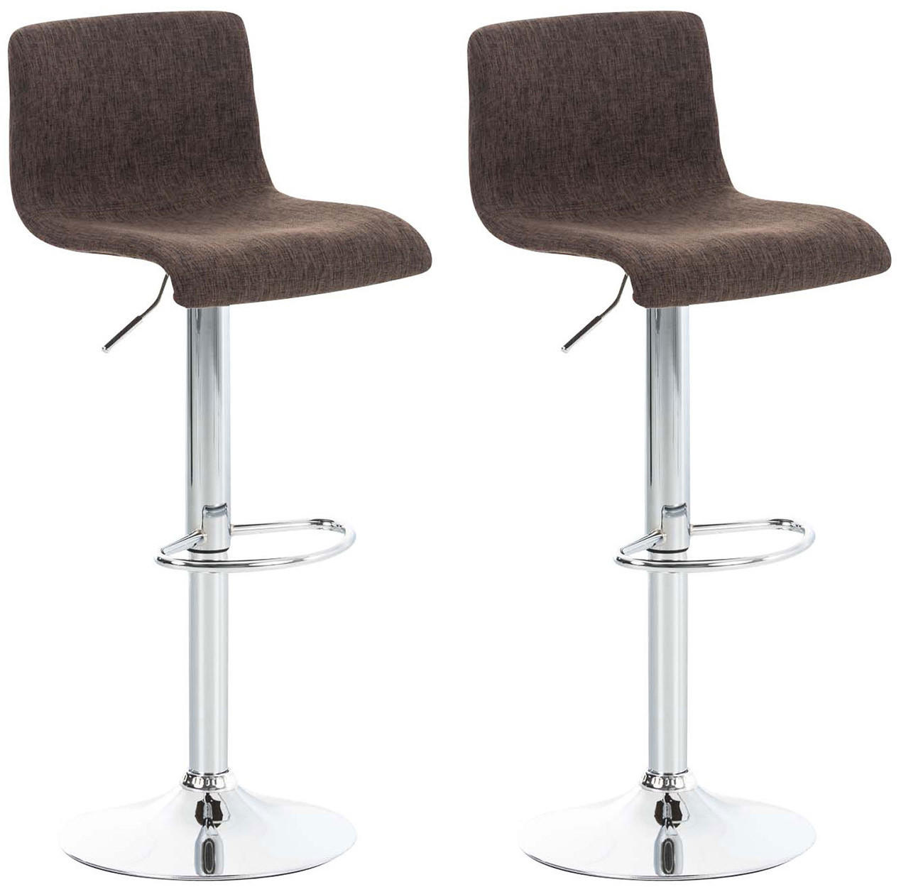 CLP Barhocker Braun 39x84x36 cm